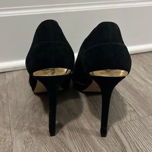 Michael kors suede heels